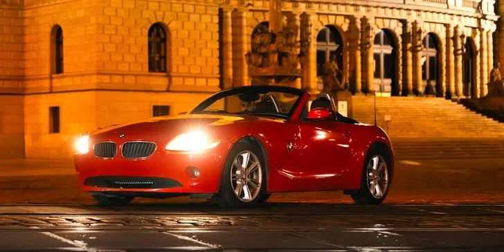 Dokonalý zážitek pro jednoho: Projížďka tím nejkrásnějším z Prahy v BMW Z4 cabrio