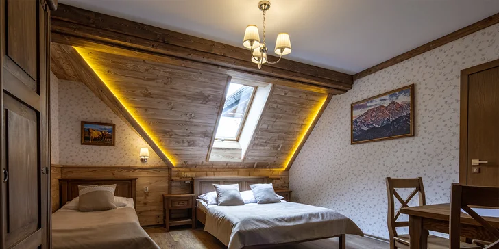Tradiční penzion v Zakopaném s vyhlášenou kuchyní: bohaté snídaně, výlety