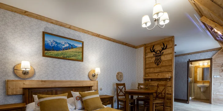 Tradiční penzion v Zakopaném s vyhlášenou kuchyní: bohaté snídaně, výlety