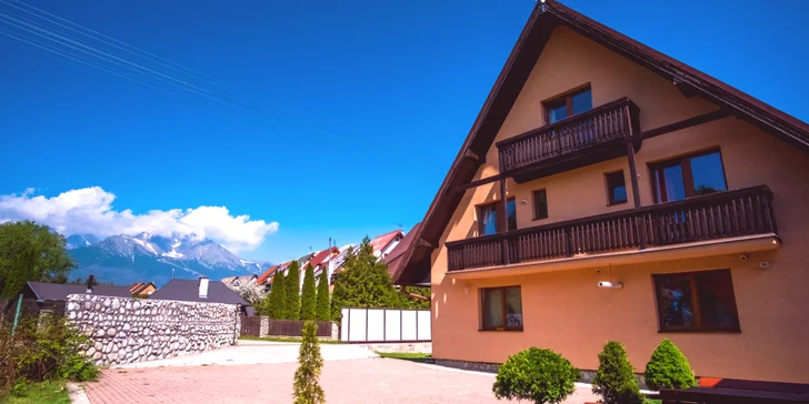 Dovolená pod Tatrami: 3* penzion s relax zónou a polopenzí