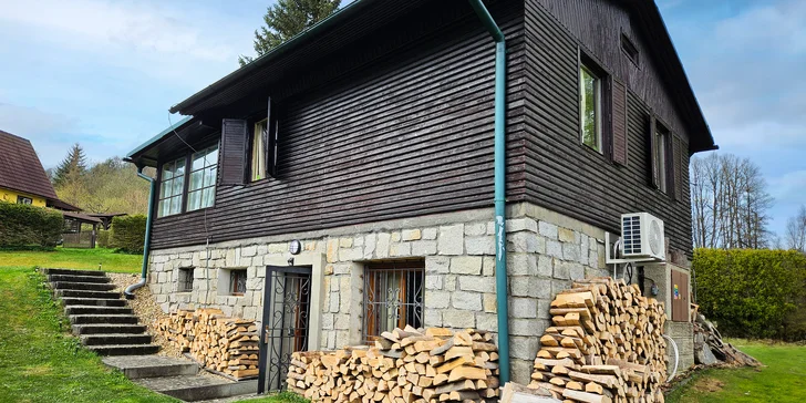 Pobyt v Jeseníkách: chalupa až pro 9 osob se zahradou uprostřed přírody