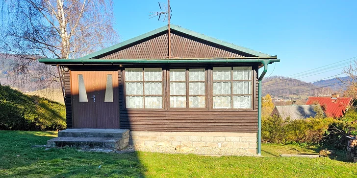 Pobyt v Jeseníkách: chalupa až pro 9 osob se zahradou uprostřed přírody