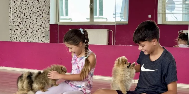 Jóga, smích a štěňátka – zážitek, který si zamilujete