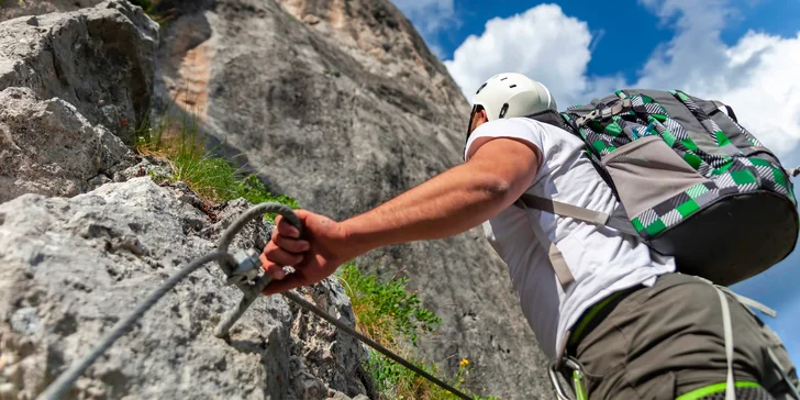 Via ferrata pro 1–3 osoby: lezení po zajištěných cestách Bezděčínských skal v Českém ráji