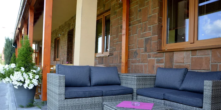 Pobyt v penzionu na Liptově: wellness, polopenze, tenis, squash i kola v ceně