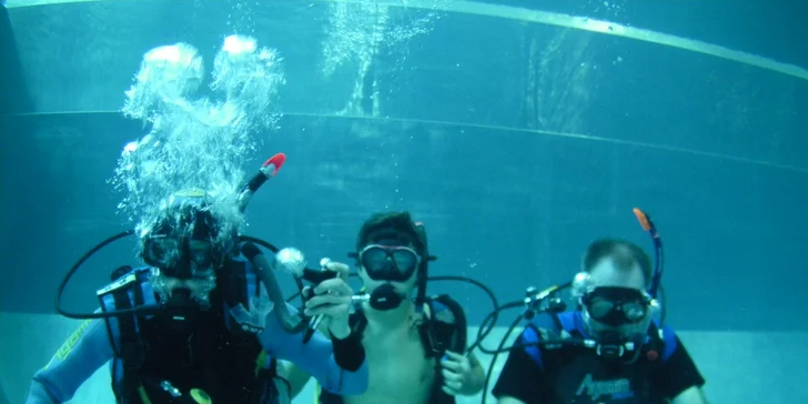 Zkušební ponor či komplexní potápěčský kurz s