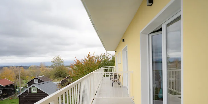 Pobyt u Nechranické přehrady: penzion se snídaní, možnost soukromé degustace vín