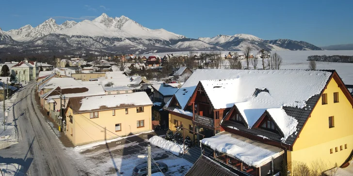 Pobyt s rodinou ve Vysokých Tatrách: slevy do aquaparku, na lanovky i do wellness