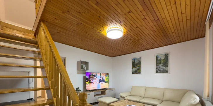 Relax a pohoda u Vinianského jezera: mezonetový apartmán až pro 6 osob, wellness