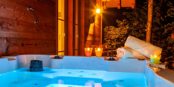 Německo pro dva i rodinu: chalet s privátním i veřejným wellness a snídaně