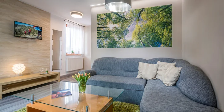 Pobyt v penzionu na Liptově: wellness, polopenze, tenis, squash i kola v ceně