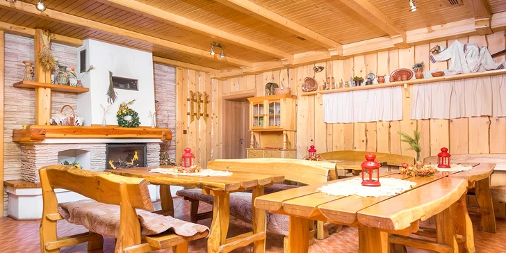 Pobyt v penzionu na Liptově: wellness, polopenze, tenis, squash i kola v ceně