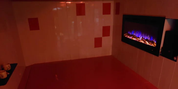Privátní relax: 2 hodiny v sauně pro 1 až 3 osoby, odpočívárna s krbem