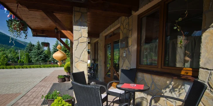 Rodinný hotel v Malé Fatře až pro 4 osoby: bufetové snídaně a sauna