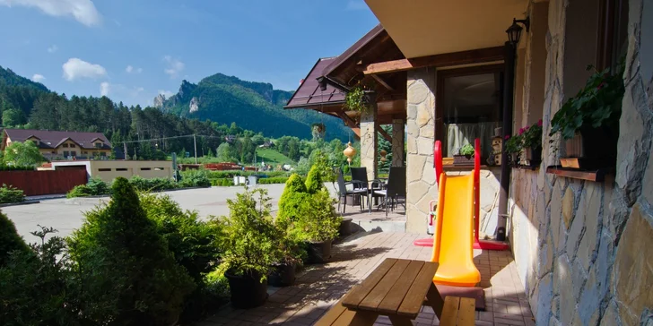 Rodinný hotel v Malé Fatře až pro 4 osoby: bufetové snídaně a sauna