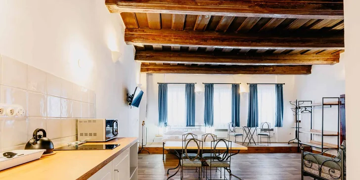 Krásné apartmány jen 600 m od krumlovského zámku pro 2 osoby