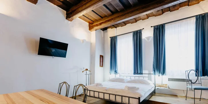 Krásné apartmány jen 600 m od krumlovského zámku pro 2 osoby