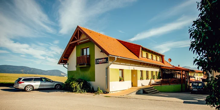 Výjimečný pobyt v penzionu nedaleko Martina s polopenzí a vstupem do wellness