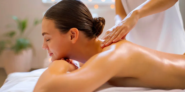Dopřejte si relax: masáž zad a krku, celotělová relaxační i sportovní, 30–90 minut