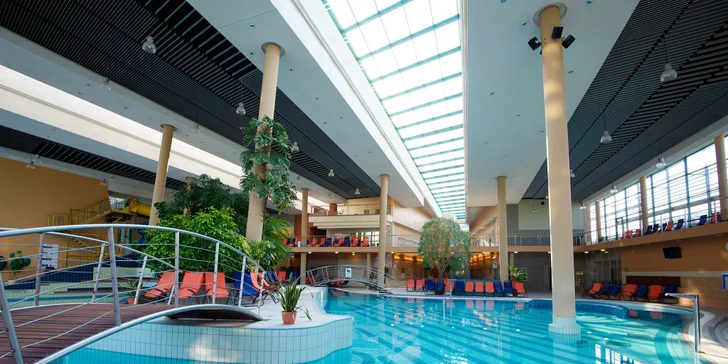 Wellness pobyt: polopenze, neomezený vstup do aquaparku i zábavního centra pro děti a dospělé