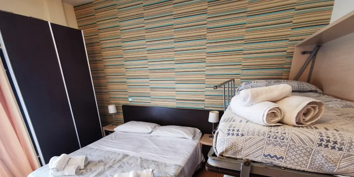 Jaderská riviéra poblíž Rimini: 3* hotel blízko pláže, plná či polopenze, venkovní bazén