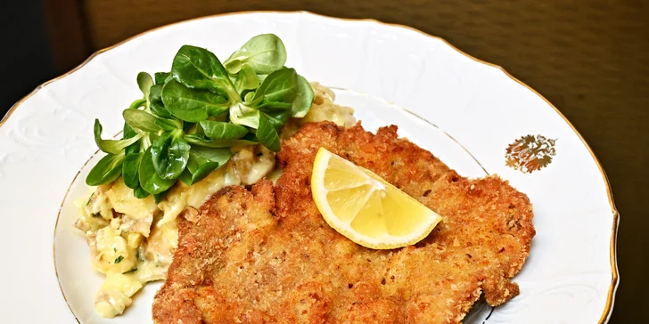 3–5chod. menu dle výběru pro 2 v Grandhotelu Bohemia: konfitované kachní prso, pstruh i dort