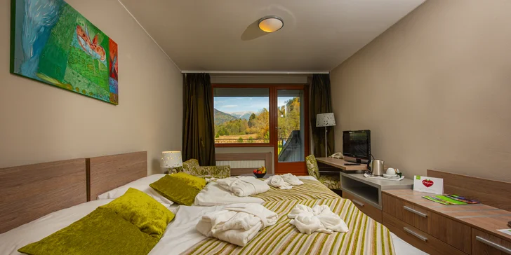 Pobyt v Nízkých Tatrách pod Chopkem: hotel s polopenzí a neomezeným vodním a saunovým světem