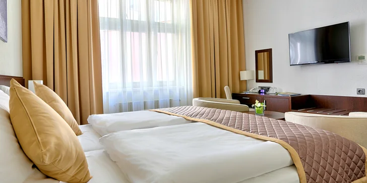 Piešťany: hotel přímo v srdci lázeňského ostrova, procedura a polopenze