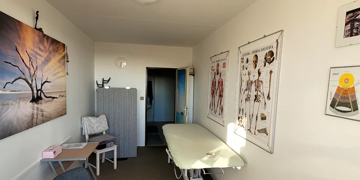 Terapie pohybového systému s podrobným vyšetřením svalů a prvky terapeutické jó pro 1 osobu