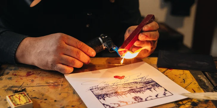 Workshop historického tisku: prohlídka, pečetění i košík plný dobrot