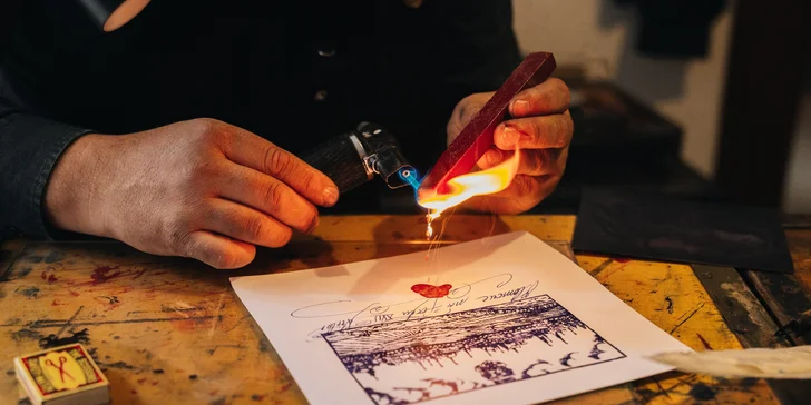 Workshop historického tisku: prohlídka, pečetění i košík plný dobrot