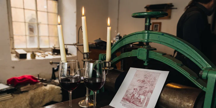 Workshop historického tisku: prohlídka, pečetění i košík plný dobrot