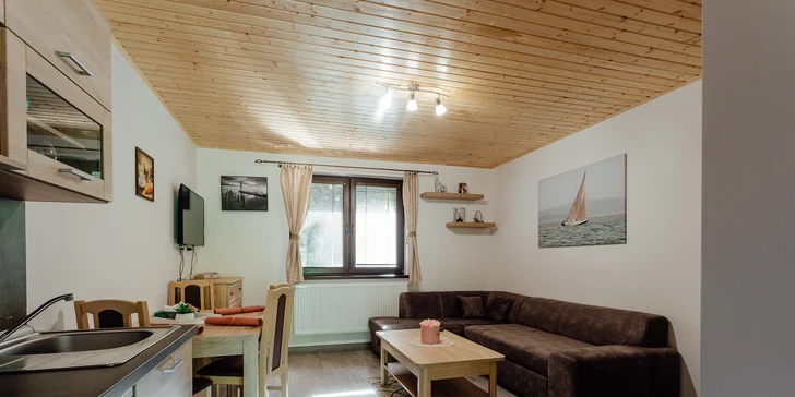 Romantika jako z pohádky blízko Banské Štiavnice: pobyt v apartmánu s lahví vína i wellness