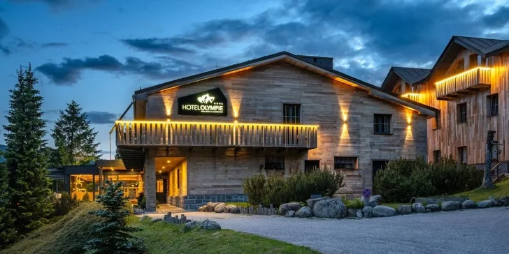 Hurá do Špindlu: 3* horský hotel Olympie se snídaní, wellness a vyžití pro děti, sjezdovky