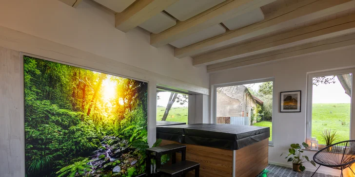 Privátní wellness apartmán od 15 do 22 h: sauna, bazén i spa s vířivkou jen pro vás dva