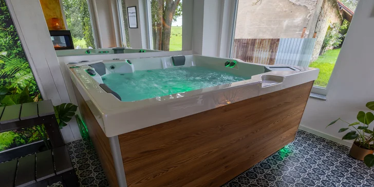 Privátní wellness apartmán od 15 do 22 h: sauna, bazén i spa s vířivkou jen pro vás dva