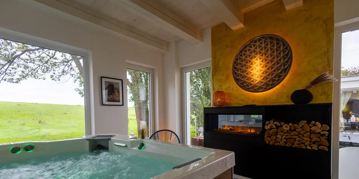 Privátní wellness apartmán od 15 do 22 h: sauna, bazén i spa s vířivkou jen pro vás dva
