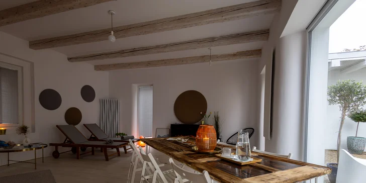 Privátní wellness apartmán od 15 do 22 h: sauna, bazén i spa s vířivkou jen pro vás dva