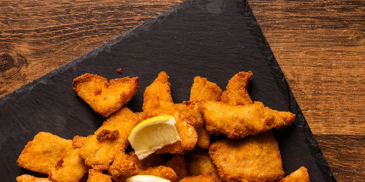 Otevřené vouchery na jídlo i pití v hodnotě 500-1000 Kč do restaurace Kaťák