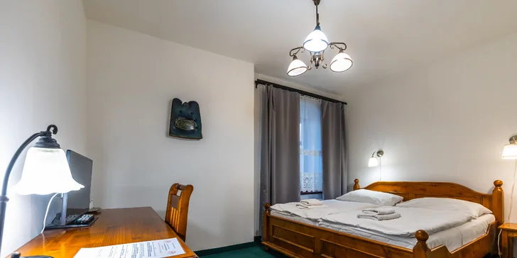 Pobyt v penzionu Kachelman s privátním wellness v historickém centru Banské Štiavnice