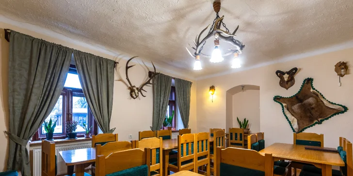 Pobyt v penzionu Kachelman s privátním wellness v historickém centru Banské Štiavnice