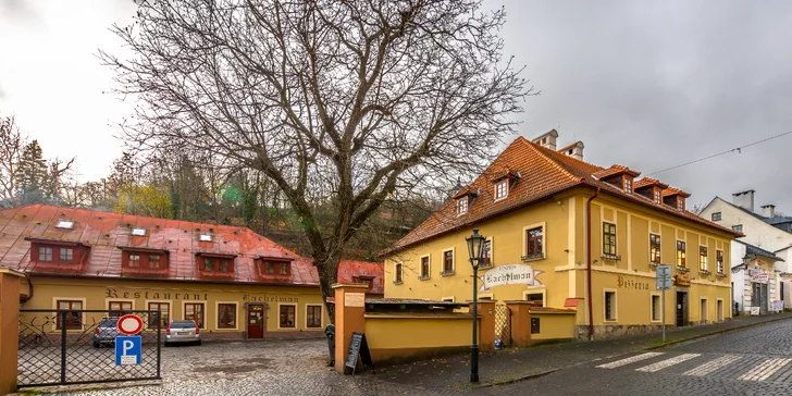 Pobyt v penzionu Kachelman s privátním wellness v historickém centru Banské Štiavnice