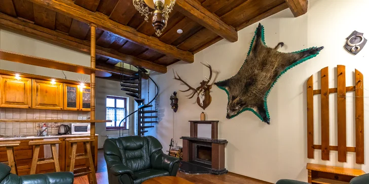 Pobyt v penzionu Kachelman s privátním wellness v historickém centru Banské Štiavnice