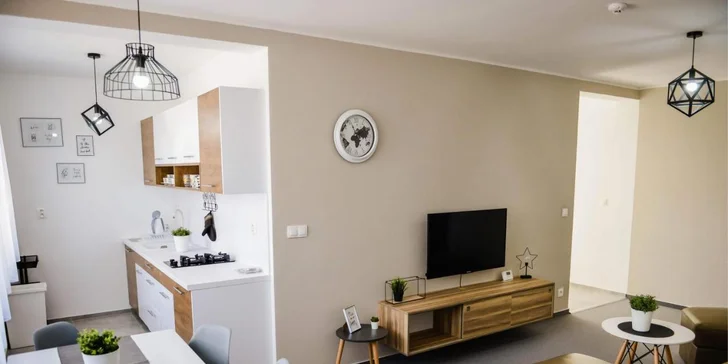 Moderní apartmány u termálů Podhájska: privátní wellness, dětský koutek, herna a spousta zeleně