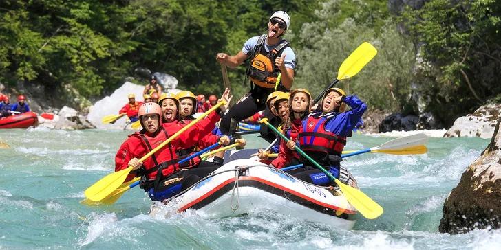 Rafting a canyoning ve Slovinsku: aqua rodeo, jaké jste ještě nezažili