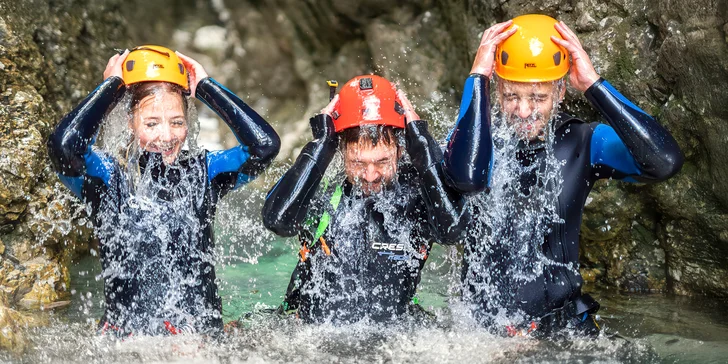 Rafting a canyoning ve Slovinsku: aqua rodeo, jaké jste ještě nezažili