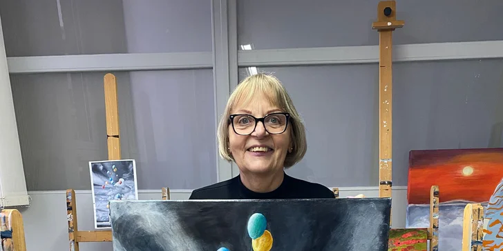 Výtvarné kurzy v pomalém tempu i s meditací: intuitivní malba, akryl nebo olejomalba