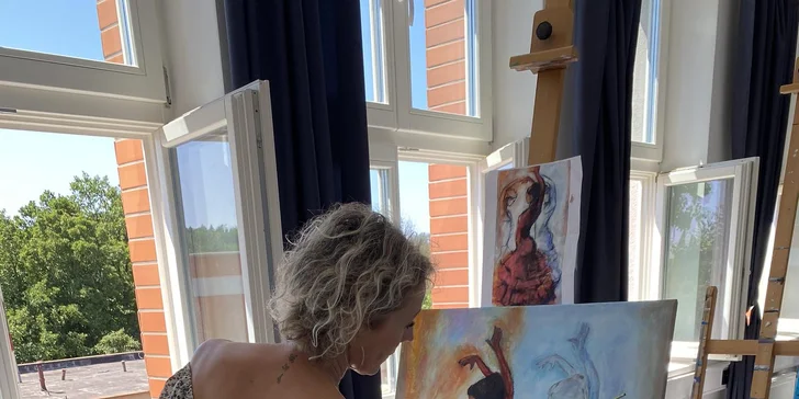 Výtvarné kurzy v pomalém tempu i s meditací: intuitivní malba, akryl nebo olejomalba