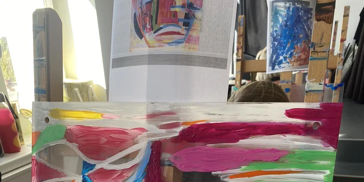 Výtvarné kurzy v pomalém tempu i s meditací: intuitivní malba, akryl nebo olejomalba