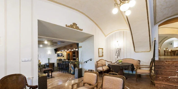 Romantický pobyt v luxusním zámeckém hotelu s vynikající gastronomií a možností wellness